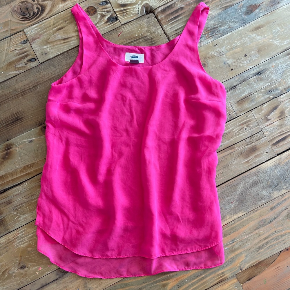 Hot pink Old Navy tank top | Size XS